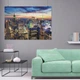 Постер Закат и небоскрёбы, Нью-Йорк, New York, A3 30×42 см (id2953) - изображение 7