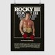 Постер Рокки 3, Rocky 3 (1982), Сильвестр Сталлоне, культовое кино, A3 42×30 см (id0765) - изображение 1