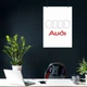 Постер Лого Audi, A3 42×30 см (id6781) - изображение 3