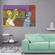 Постер Сімпсони, Гомер та Бендер, Футурама, Simpsons, A1 60×90 см (id3654) - зображення 7