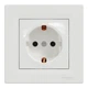 Розетка Schneider Electric Asfora с заземлением белая EPH2900121 - изображение 8
