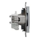 Розетка Schneider Electric Asfora без заземлення сталь EPH3000162 - зображення 4
