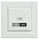 USB розетка Schneider Electric Asfora тип A+C, 21 Вт біла EPH2700521 - изображение 7