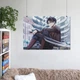 Постер Атака на титанов, Капитан Леви Аккерман, Attack on Titans, аниме постер, A3 30×42 см (id0481) - изображение 6