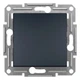 Выключатель одноклавишный Schneider Electric Asfora антрацит EPH0100171 - изображение 1