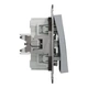 Выключатель двухклавишный Schneider Electric Asfora сталь EPH0300162 - изображение 6