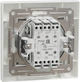 Перемикач 2-клавішний Schneider Electric Asfora самозажимний білий EPH0600121 - зображення 2