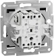 Вимикач 2-клавішний кнопковий Schneider Electric Asfora самозажимний Антрацит EPH1100171 - изображение 2