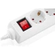 Сетевой фильтр питания REAL-EL RS-6 Protect M 5m, white (EL122300035) - изображение 4
