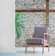 Обои панно Кирпичная стена флизелиновые с виниловым покрытием AS Creation The Wall 38351-1 серо-коричневый 159×280 см - изображение 4