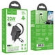 Сетевое зарядное устройство HOCO N57 Full PD20W with retractable cable Type-C (2USB-C) (Black) (231278) - изображение 5