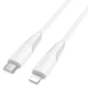 Дата кабель Borofone BX119 New Type-C to Type-C 60W (1m) (White) (230416) - изображение 6