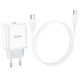 Сетевое зарядное устройство HOCO C104A PD 20W Type-C to Type-C (White) (166552) - изображение 2