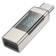Переходник Borofone BV25 Type-C male to Type-C female (Gray) (230358) - изображение 2
