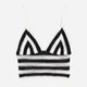 Топ женский H&M 271146387 M Черный с белым (2727000063146) - изображение 1