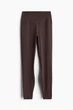 Лосины спортивные для йоги H&M 271166837_darkbrowm S Темно-Коричневый - изображение 5
