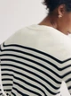 Кардиган женский H&M 270579541_stripcream XL Черный с кремовым (2727000082086) - изображение 2