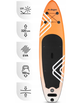 Надувна SUP-дошка Slogen RELAX 320 см (PRO), комплект 12-в-1: весло 2-в-1 (SUP/каяк), сидіння, насос з манометром, рюкзак XL, повідець 360°, кріплення GoPro, центральний плавник Smart Lock - изображение 4