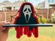 Настінна поліця "Scream" Ghostface з кровавими патьоками. Aivory - зображення 1