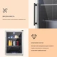 Холодильник для напитков Beersafe XL со стеклянной дверцей 60л (10027672) - изображение 3