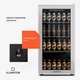 Холодильник для напитков Klarstein Beersafe 74 Slim со стеклянной дверью, 74 литра Белый (10045533) - изображение 3