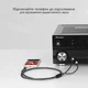 Аудіо кабель для колонок Jack 3.5mm TRS на Dual Jack 6.35mm TS UGREEN AV126 акустичний стерео шнур для сабвуфера 3 метри сірий (10618) - зображення 5