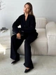 Кардиган с примесью шерсти вязаный женский ARTKNIT Casual Wool L-XL Черный (2251948405015) - изображение 7