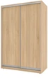 Шкаф-купе двухдверный Matro ДСП/ДСП 180 х 60 х 240 см Дуб Сонома (14814235-932) - изображение 1