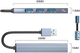 Hub USB Orico 1 x USB-A 3.1, 3 x USB-A 2.0 5Gbps (AH-A13-GY-EP-HW) - obraz 2
