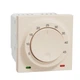 Термостат комнатный Schneider Electric Unica New, 230 В, 8A, 2 модуля, бежевый NU350144 - изображение 1