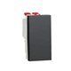 Переключатель перекрёстный Schneider Electric Unica New 1 модуль антрацит NU310554 - изображение 1