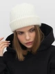 Шапка Malisa Мідл 15-1816-LT-12 One Size Белая - изображение 1