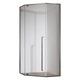 Душевая кабина без поддона Koer SR SC06-90x90x200-TR-07 прозрачное стекло Easy Clean 8мм, графит (KR5366) - изображение 1