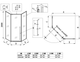 Душевая кабина без поддона Koer SR SC06-100x100x200-TR-01 прозрачное стекло Easy Clean 8мм, хром (KR5365) - изображение 13