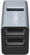 USB-хаб Orico Mini 1 х USB-A 3.0, 2 х USB-A 2.0 5Gbps (MINI-U32L-GY-BP) - зображення 3