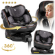 Fotelik samochodowy Nukido Prestige Line 0-36 kg ISOFIX Czarno-szary (5903890626631) - obraz 3