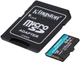 Карта памяти Kingston Canvas Go! Plus microSDXC 64GB UHS-I U3 V30 + SD-адаптер (SDCG4/64GB) - изображение 2