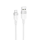 Кабель HOCO X109 Energy silicone charging data cable USB to Micto-USB 1m 2.4A White (6942007636230) - зображення 1