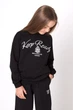 Свитшот для девочки Mevis College черный 4942-02 134 см - изображение 2