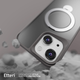 Панель Etteri Matt Mag Ring do Apple iPhone 13 6.1 Grey (GSM190631) - зображення 7