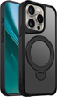 Etui plecki Etteri Matt Mag Ring do Apple iPhone 15 Pro 6.1 Black (GSM190646) - obraz 1
