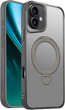 Etui plecki Etteri Matt Mag Ring do Apple iPhone 16 Plus 6.7 Grey (GSM190638) - obraz 1
