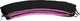 Osłona na sprężyny LEAN Toys Sport do trampoliny serii Max 244 cm 8ft Black and pink (5904665994214) - obraz 1