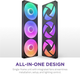 Wentylator NZXT F420 RGB Core Fan Single Frame Black (RF-U42HF-B1) - obraz 2