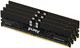 Оперативна пам'ять Kingston Fury DDR5-6400 65536MB PC5-51200 (Kit of 4x16384) Renegade Pro EXPO ECC Registered 1Rx8 Black (KF564R32RBEK4-64) - зображення 1
