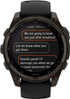 Smartwatch Garmin fenix 8 47mm Solar Sapphire Carbon Grey DLC titanium with Black and Pebble Grey Silicone Band (010-02906-11) - obraz 6