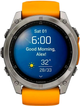 Smartwatch Garmin fenix 8 51mm AMOLED Sapphire Titanium with Spark Orange and Graphite Silicone Band (010-02905-11) - obraz 7