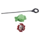 Бейблейд c пусковым устройством Hasbro Beyblade Burst Turbo Slingshock Z Achilles A4 Красный - изображение 2