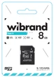 Карта памяти Wibrand microSDHC 8GB Class 4 V6 + SD-адаптер (WICDC4/8GB-A) - изображение 2