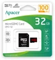Карта памяти Apacer microSDHC 32GB UHS-I U1 V10 + SD-адаптер (AP32GMCSH10UB-R) - изображение 2